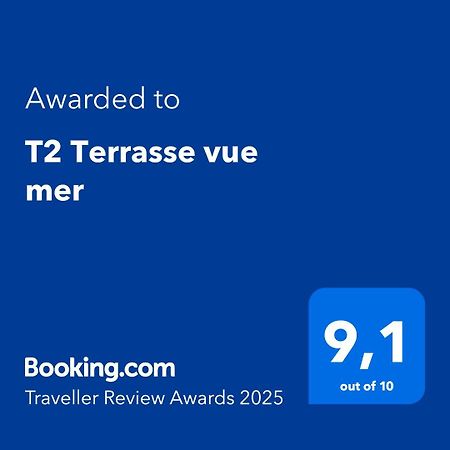 T2 Terrasse Vue Mer Сис-Фур-Ле-Пляж Экстерьер фото